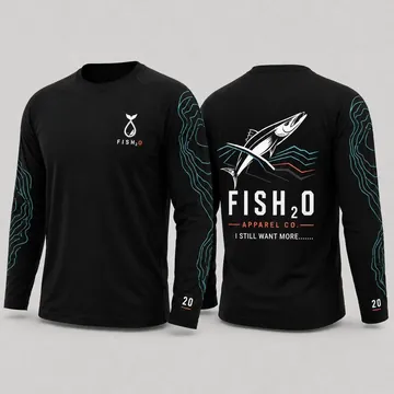 Black Topo Long Sleeve, front and back