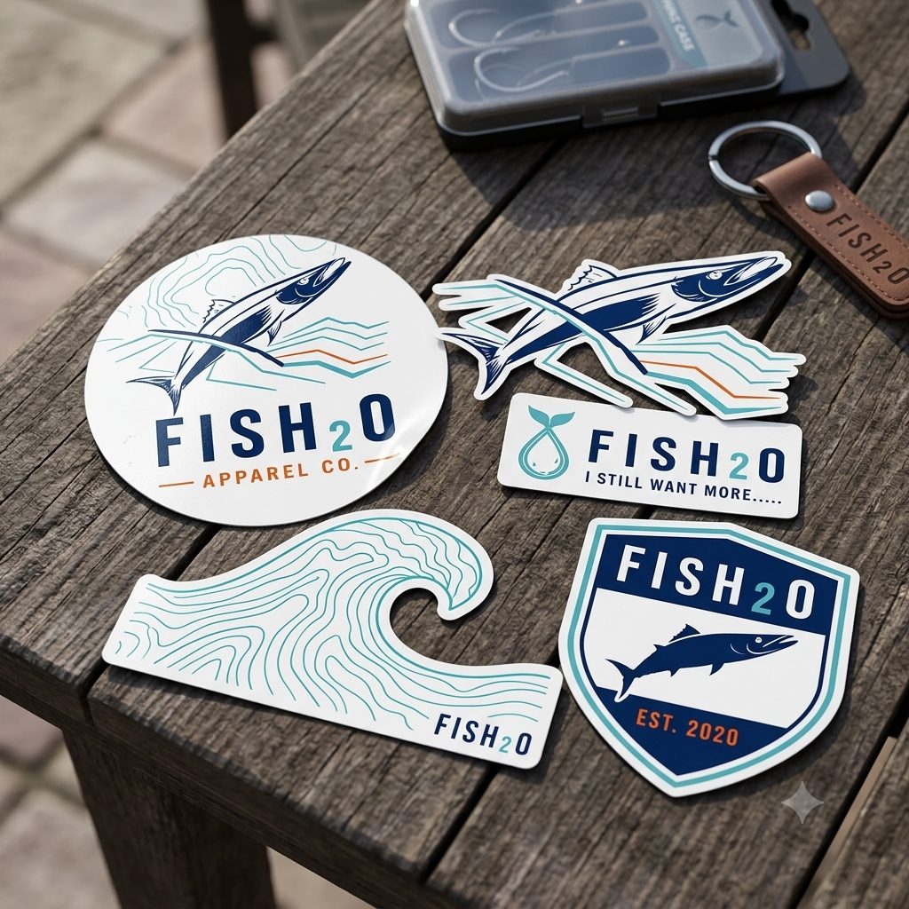 Fish2O stickers